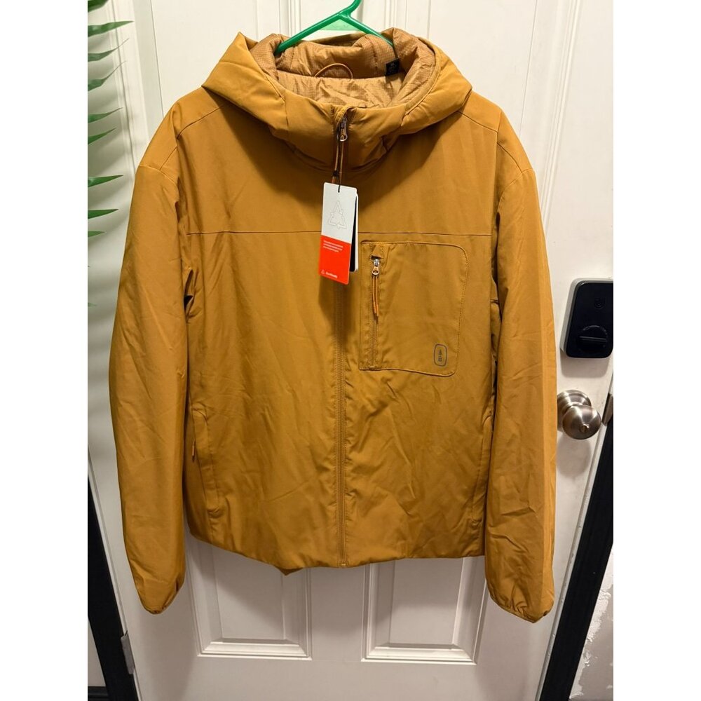 Bass Outdoor Mens XL Water-Resistant Insulated Jacket BDry & BFlex Tech Adjust